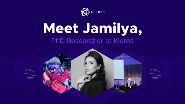 Jamilya Kamalova, PhD Researcher at Kleros