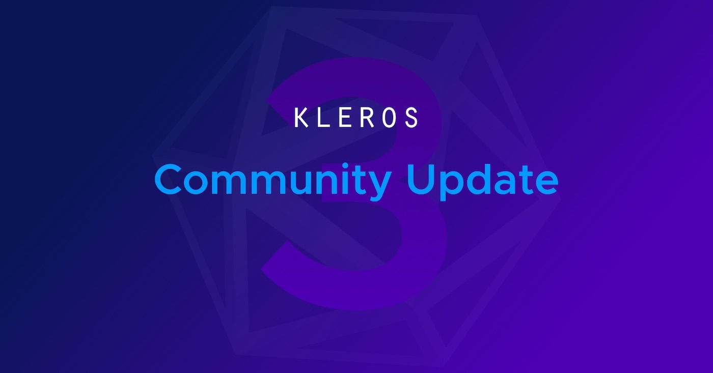 Dapps. Development. Design. Research. Kleros Community Update #3