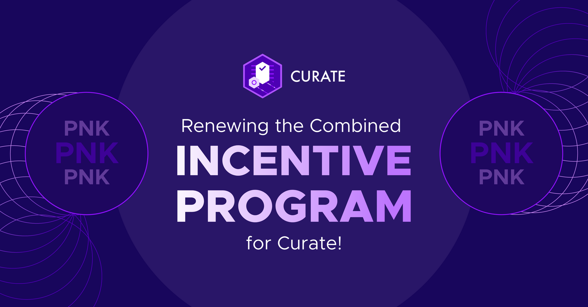 Renewing the Combined Incentive Program for Curate!