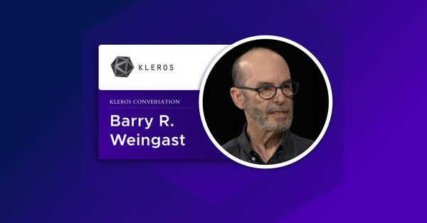 The Law Merchant and Private Justice. A Conversation with Professor Barry Weingast