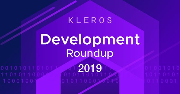 Kleros 2019 Development Roundup
