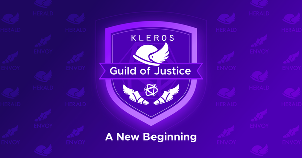 The Kleros Guild of Justice - A New Beginning