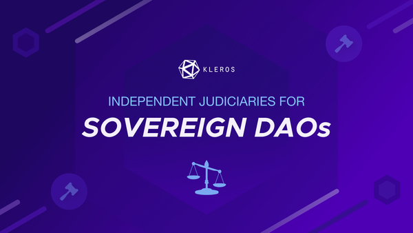 Building an Independent Judiciary for Sovereign DAOs