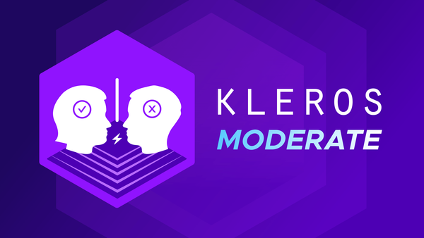 Kleros Moderate: Decentralized Content Moderation for Web3 Communities
