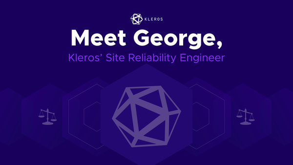 Meet George, Kleros' Site Reliability Engineer