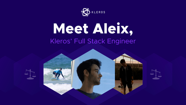 Meet Aleix, Kleros’ Full Stack Engineer