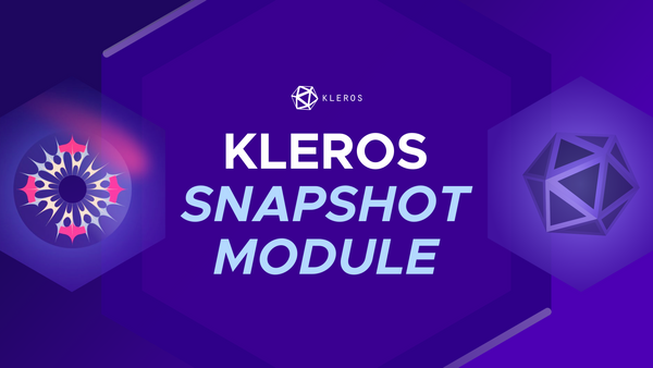 Announcing the renewed Kleros Snapshot Module - the leading Optimistic Governance solution