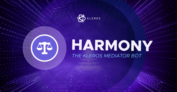 Harmony, the Kleros Mediator Bot