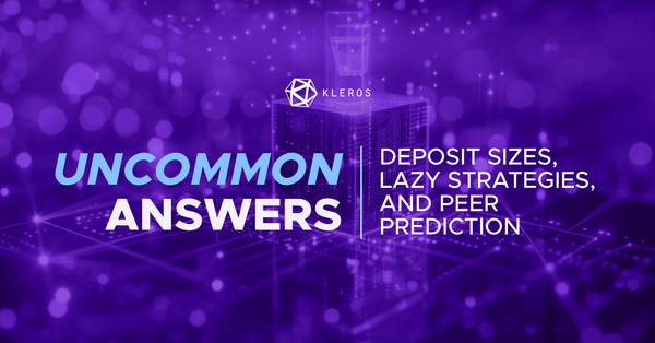 Uncommon answers: deposit sizes, lazy strategies, and peer prediction