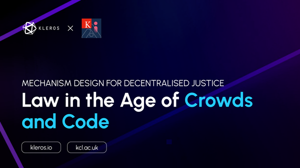 Mechanism Design for Decentralised Justice: Law in the Age of Crowds and Code