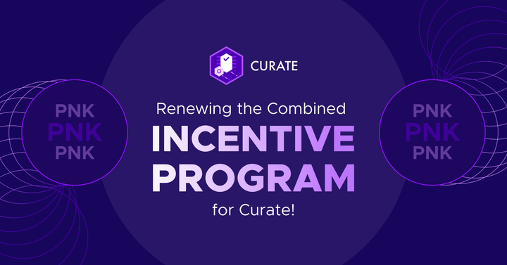 Renewing the Combined Incentive Program for Curate!
