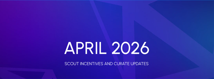 April 2026: Scout Incentives Update, Token Registry new policy & UI Upgrades